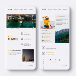 Diseño UX/UI para web (5 paginas)