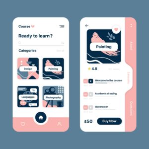 Diseño UX/UI para APP (15 pantallas)